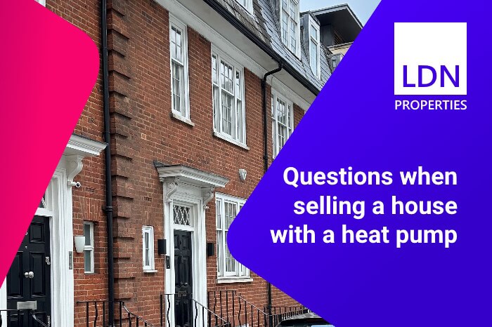 Questions when selling a house with a heat pump