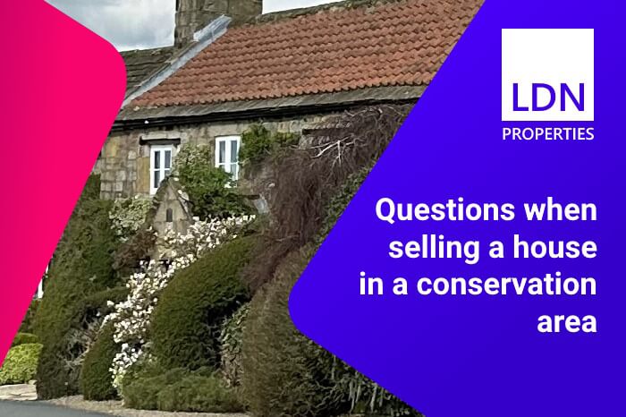 Questions when selling a house in a conservation area