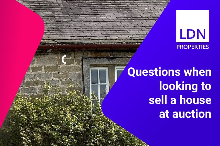 Questions when selling house at auction