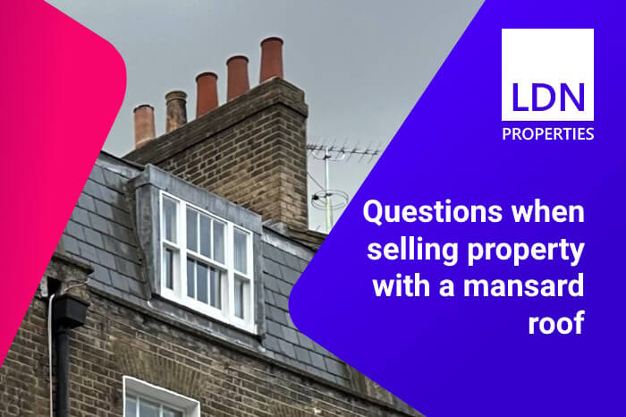 Questions when selling property with a mansard roof