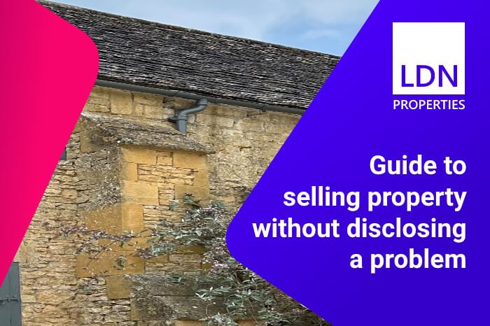 Guide when selling property without disclosing problems