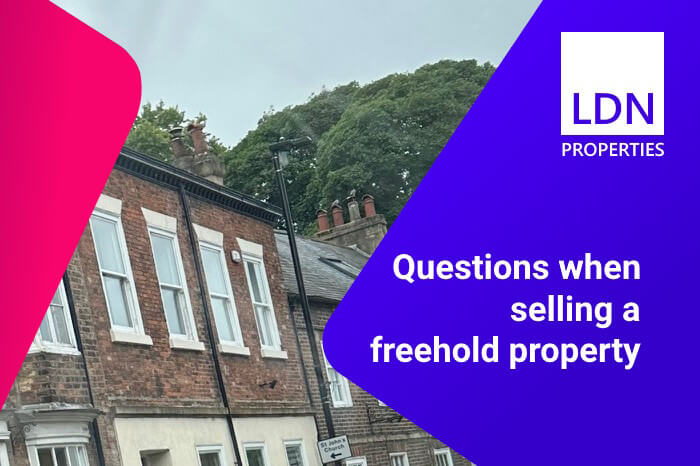 Questions when selling a freehold property