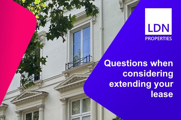 Questions when extending lease